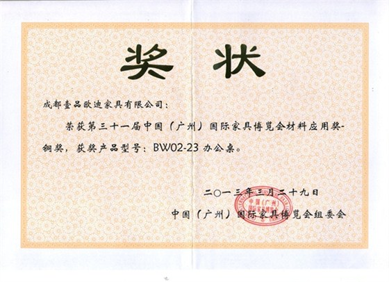 自主研发产品获奖证书 赢咖8