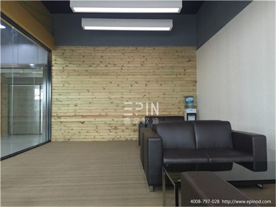 沐鸣2为冠培教育提供的接待洽谈区办公家具-办公皮沙发