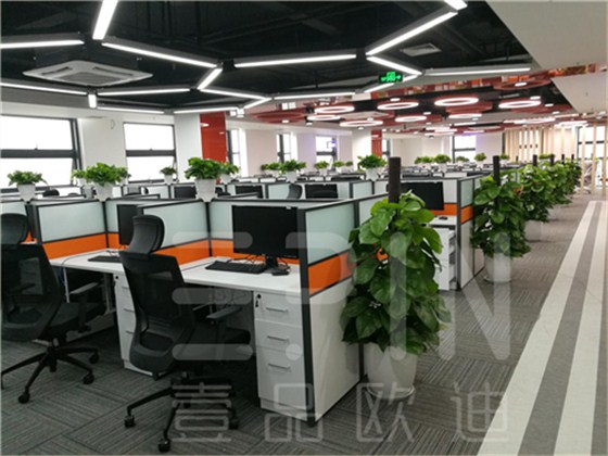 江苏京东南京分公司办公家具交互完成-沐鸣2南京办公家具工程案例