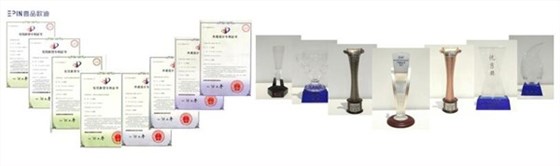 赢咖8专利证书及奖杯