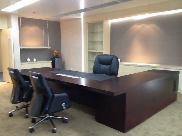 江苏发展控股集团领导办公室家具-沐鸣2大班台,大班椅