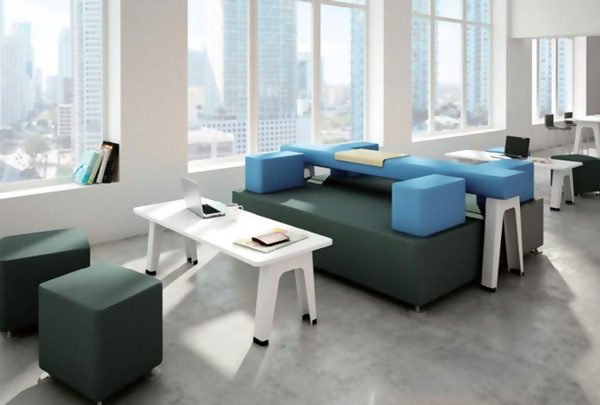 江苏发展控股集团休闲区办公家具-沐鸣2沙发茶几定制