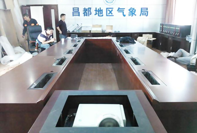 西藏自治区昌都地区气象局办公室家具-赢咖8工程案例