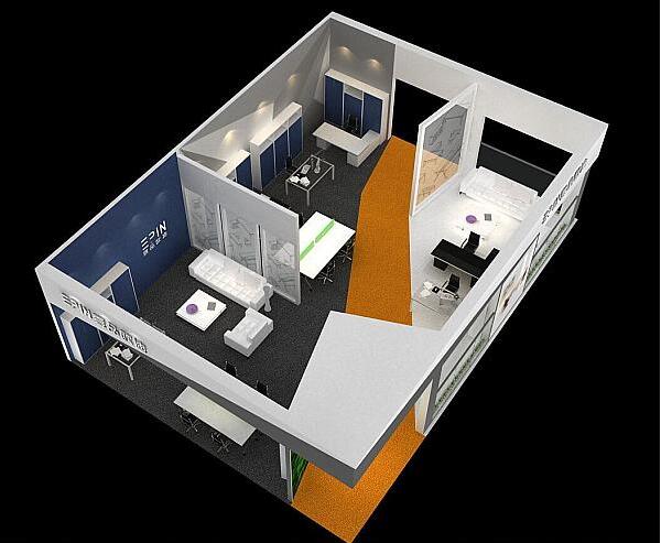 沐鸣22015年9月上海虹桥家具展展位设计