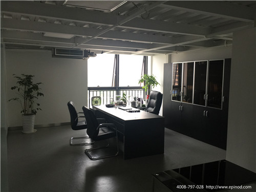 沐鸣2时尚办公家具为冠培教育提供的总裁总经理办公室家具-时尚大班台文件柜