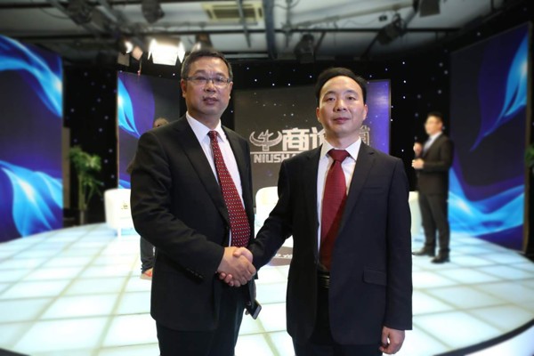 沐鸣2董事长张晓帆受邀参加央视CCTV《牛商论道》节目录制