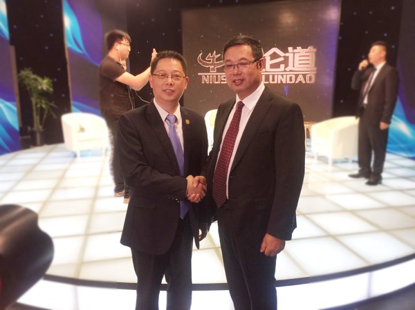沐鸣2董事长张晓帆受邀参加央视CCTV《牛商论道》节目录制