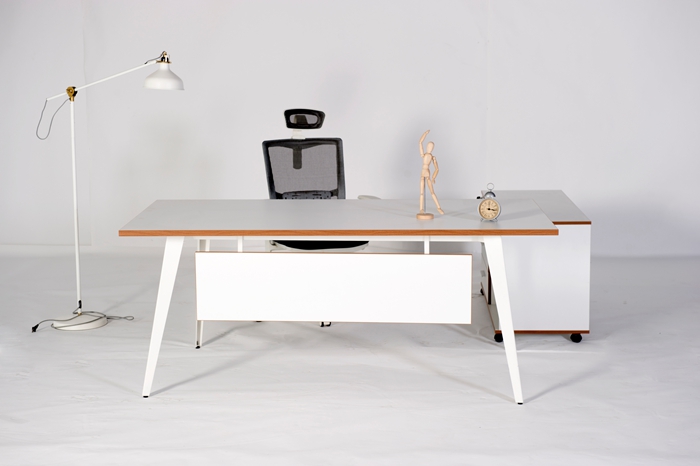 沐鸣2时尚钢木办公家具-星动系列班台