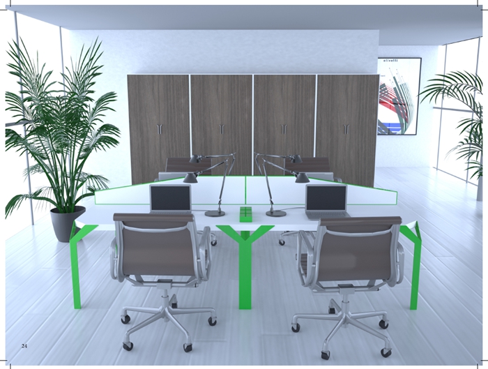 时尚班台、钢木班台、现代班台-沐鸣2班台